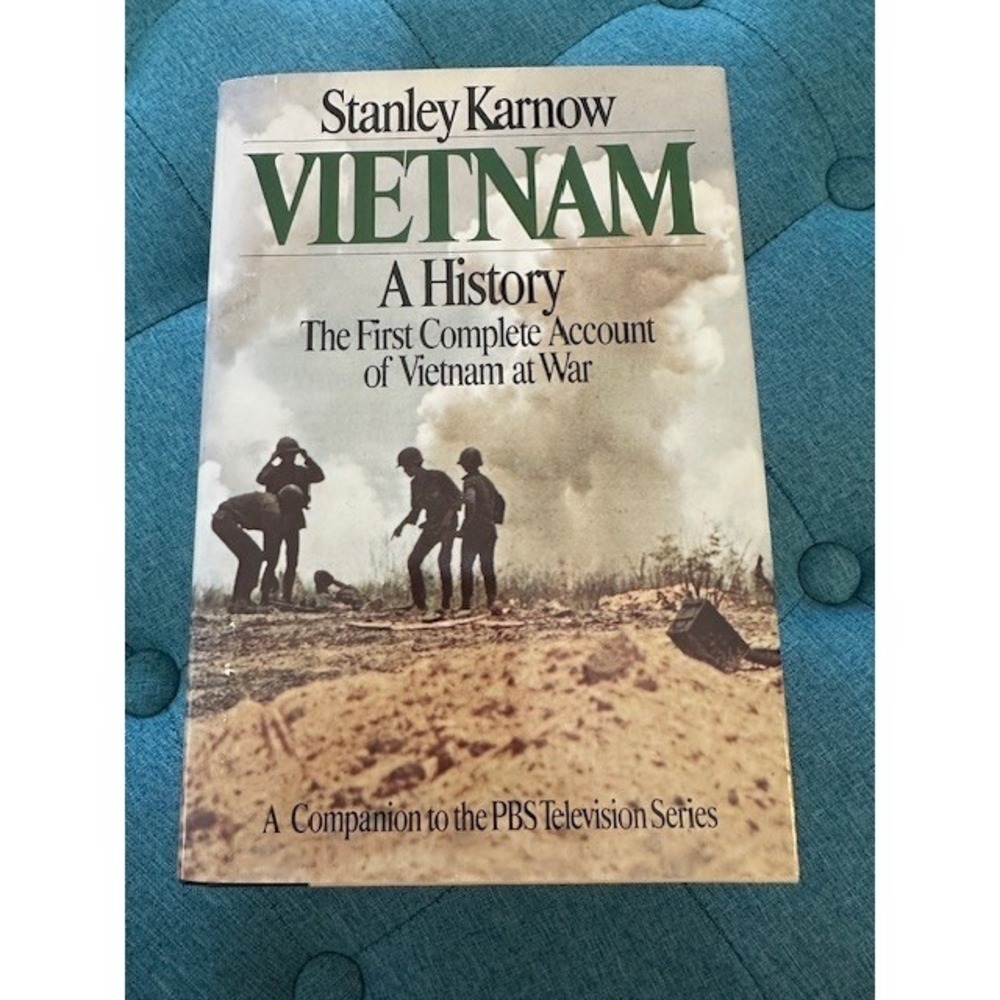 Vietnam A History Stanley Karnow 1983 First Edition Hardcover PBS Companion Book